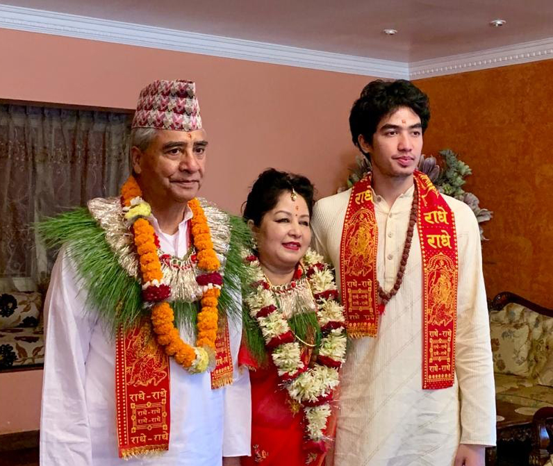 देउवा पुत्र जयवीरको राजनीतिमा इन्ट्री